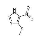 4(5)-methylthio-5(4)-nitroimidazole Structure