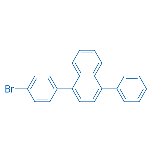 1-(4-Bromophenyl)-4-phenylnaphthalene Structure