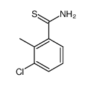 3-chloro-2-methylbenzothioamide Structure