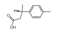 (S)-3-(4-methylphenyl)butanoic acid结构式