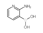 2-Aminopyridine-3-boronic acid Structure