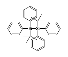 tert-butyl-[tert-butyl(diphenyl)silyl]-diphenylsilane结构式