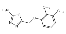 5-[(2,3-dimethylphenoxy)methyl]-1,3,4-thiadiazol-2-amine structure