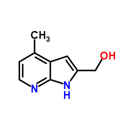 (4-Methyl-1H-pyrrolo[2,3-b]pyridin-2-yl)methanol Structure