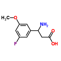 Benzenepropanoic acid, .beta.-amino-3-fluoro-5-methoxy-结构式