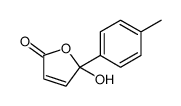 5-hydroxy-5-(4-methylphenyl)furan-2-one Structure