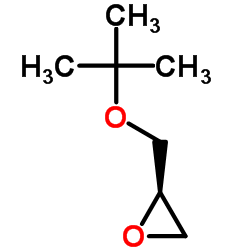 (2R)-2-{[(2-Methyl-2-propanyl)oxy]methyl}oxirane Structure