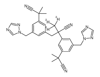 Anastrozole-d3 Dimer Impurity结构式