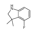 4-fluoro-3,3-dimethyl-1,2-dihydroindole picture