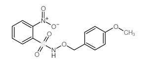 N-[(4-Methoxybenzyl)oxy]-2-nitrobenzenesulfonamide Structure