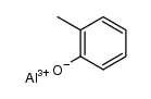 o-cresol, aluminium (III)-compound Structure