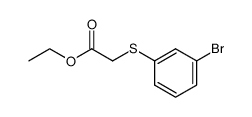 ethyl [(3-bromophenyl)thio]acetate结构式