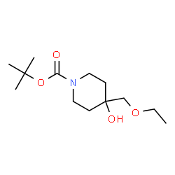 4-(乙氧基甲基)-4-羟基哌啶-1-羧酸叔丁酯图片