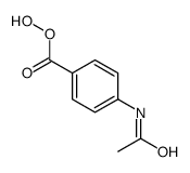 Benzenecarboperoxoic acid, 4-(acetylamino)- (9CI) Structure