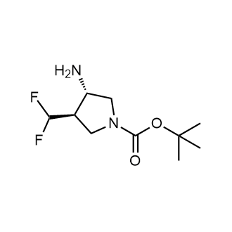 (3S,4R)-3-氨基-4-(二氟甲基)吡咯烷-1-羧酸叔丁酯图片