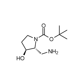 (2R,3S)-2-(氨基甲基)-3-羟基吡咯烷-1-羧酸叔丁酯图片