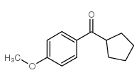 Methanone,cyclopentyl(4-methoxyphenyl)-结构式