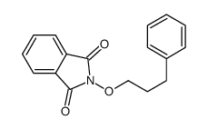 2-(3-phenylpropoxy)isoindole-1,3-dione Structure