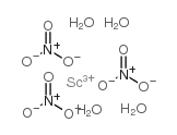 scandium(+3)nitrate tetrahydrate结构式