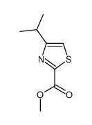 2-Thiazolecarboxylic acid,4-(1-methylethyl)-,methyl ester structure