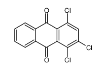 1,2,4-trichloro-anthraquinone Structure