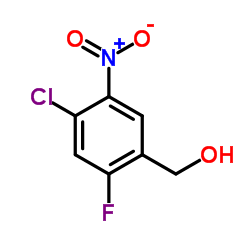 (4-Chloro-2-fluoro-5-nitrophenyl)methanol structure