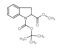 1-叔丁基 2-甲基 二氢吲哚-1,2-二羧酸酯结构式