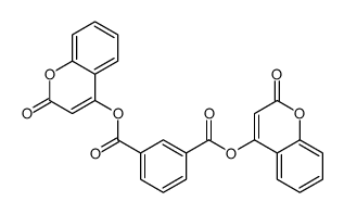 bis(2-oxochromen-4-yl) benzene-1,3-dicarboxylate结构式