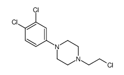 1-(2-chloroethyl)-4-(3,4-dichlorophenyl)piperazine结构式