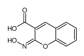 2H-1-Benzopyran-3-carboxylicacid,2-(hydroxyimino)-(9CI) structure