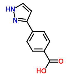 3-(4-Carboxyphenyl)-1H-pyrazole structure