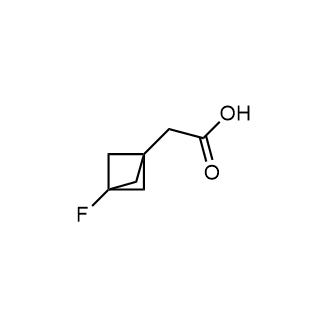 2-(3-氟双环[1.1.1]戊-1-基)乙酸结构式