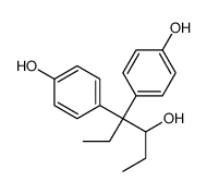 4,4-Bis(p-hydroxyphenyl)-3-hexanol结构式