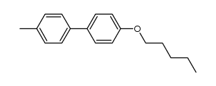 4'-pentyloxy-4-methylbiphenyl结构式