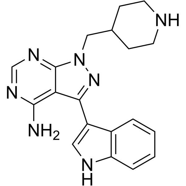 Protein kinase D inhibitor 1结构式