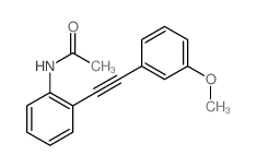 Acetamide,N-[2-[2-(3-methoxyphenyl)ethynyl]phenyl]- picture