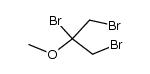 1,2,3-tribromo-2-methoxypropane Structure