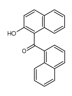 (2-hydroxynaphthalen-1-yl)-naphthalen-1-ylmethanone结构式