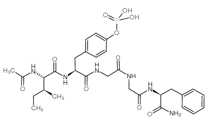 Ac-Ile-Tyr(PO3H2)-Gly-Glu-Phe-NH2 ammonium salt图片