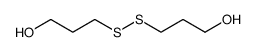 3,3'-Disulfanediylbis(propan-1-ol) Structure