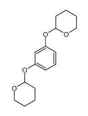 resorcin bis(tetrahydropyranyl)ether Structure