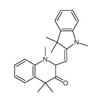 1,4,4-trimethyl-2-(1,3,3-trimethyl-1,3-dihydro-indol-2-ylidenemethyl)-1,4-dihydro-2H-quinolin-3-one结构式