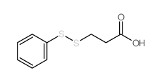 3-phenyldisulfanylpropanoic acid structure