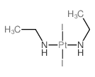 Platinum,bis(ethanamine)diiodo-, (SP-4-2)- Structure