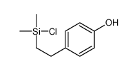 4-[2-[chloro(dimethyl)silyl]ethyl]phenol Structure