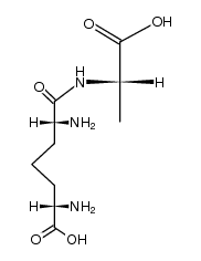 meso-α,α'-Diamino-pimelinsaeure-(D)-L-alanin结构式