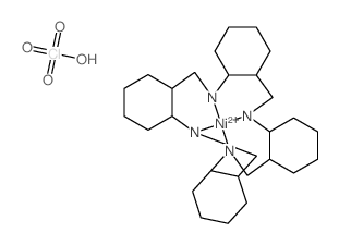 Nickel(2+), (tetrabenzo[b,f,j,n][1,5,9, 13]tetraazacyclohexadecine-N(5),N(11),N(17),N(23))-, (SP-4-1)-, diperchlorate结构式