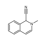 2-methyl-1,2-dihydro-isoquinoline-1-carbonitrile结构式