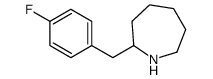 2-[(4-FLUOROPHENYL)METHYL]HEXAHYDRO-1H-AZEPINE结构式