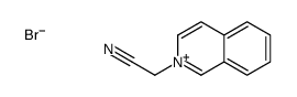 2-isoquinolin-2-ium-2-ylacetonitrile,bromide Structure